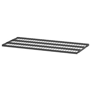 BOAXEL Wire shelf, anthracite, 80x40 cm