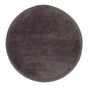 Colours Round Rug Seal 60cm, grey