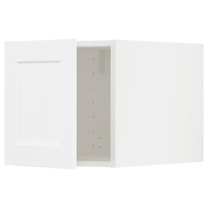 METOD Top cabinet, white Enköping/white wood effect, 40x40 cm