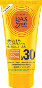 Dax Sun Sunscreen for Face & Body Highly Waterproof SPF30 Travel 50ml