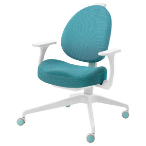 GUNRIK Children's desk chair, turquoise