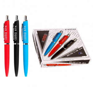 Starpak Ball Pen Como 0.7mm 24pcs