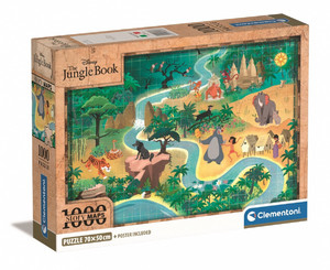 Clementoni Jigsaw Puzzle Compact Story Maps The Jungle Book 1000pcs 10+
