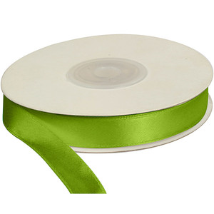 Satin Ribbon 12mm/25m, green apple