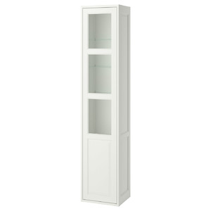 TÄNNFORSEN High cabinet with door, white, 40x35x195 cm