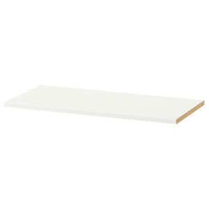 KOMPLEMENT Shelf, white, 75x35 cm