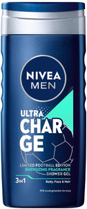 NIVEA MEN 3in1 Shower Gel Ultra Charge - Limited Edition 250ml