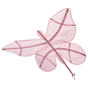 SNÖFINK Bed canopy, butterfly/pink