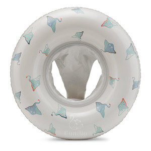 Vanilla Copenhagen Inflatable Swim Ring Baby Skate Fish Oyster Grey 1-3y