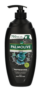 Palmolive Men Refreshing 2in1 Body & Hair Shower Gel 750ml