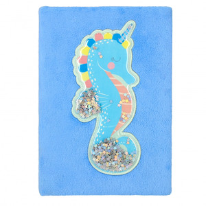 Plush Notebook Seahorse