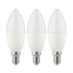 Diall LED Builb C37 E14 806lm 2700K, 3 pack