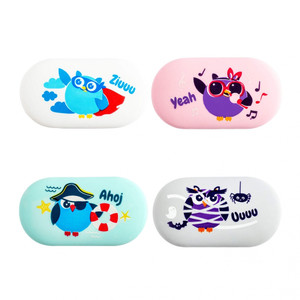 Eraser Oval 24pcs, assorted patterns