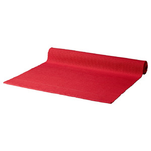 VINTERFINT Table-runner, red, 35x130 cm