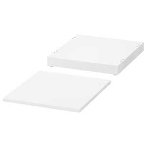 NORDLI Top and plinth, white, 40x47 cm
