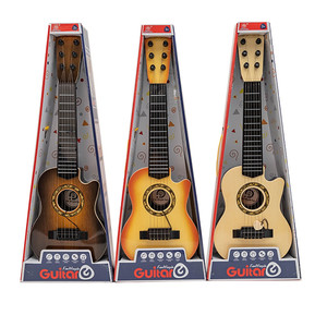 Wooden Guitar, assorted colours, 1pc, 5+