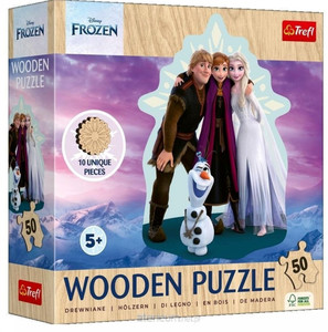 Trefl Wooden Puzzle Frozen 50pcs 5+