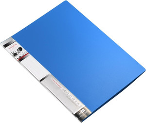 10 Pocket Display Book Folder PP A4, blue