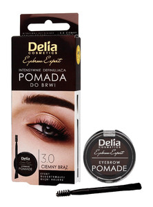 Delia Cosmetics Eyebrow Expert Brow Pomade, dark brown