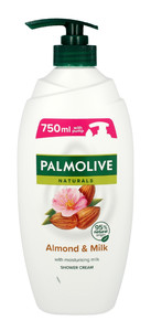 Palmolive Shower Milk Almond 750ml with Dispenser