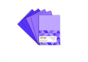 Craft Foam A4 5 Sheets, purple