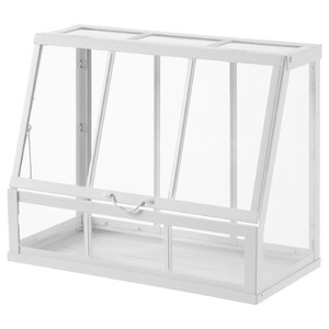 ÅKERBÄR Greenhouse, in/outdoor/white, 45 cm