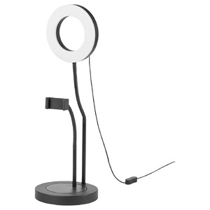 LÅNESPELARE Ring light with phone holder