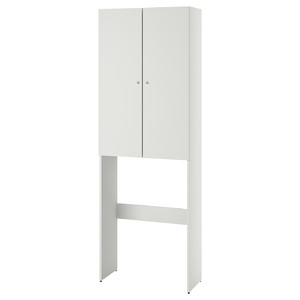 NYSJÖN Cabinet for washing machine, white, 65x190 cm