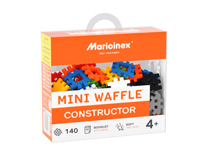 Marioinex Mini Waffle Blocks Set Constructor 140pcs 3+