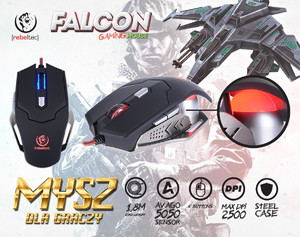 Rebeltec Wired Gaming Optical Mouse USB Falcon