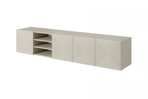 Wall-Mounted TV Cabinet Asha 200cm, cashmere