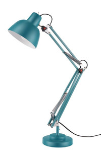 GoodHome Desk Lamp Ginaz E14, blue