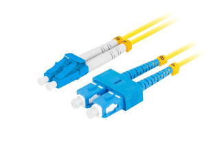 Lanberg Fiber Optic Patchcord Sm Sc/Upc-Lc/Upc Duplex 3.0mm 1m, yellow