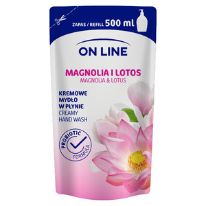 On Line Creamy Hand Wash Magnolia & Lotus Refill 500ml