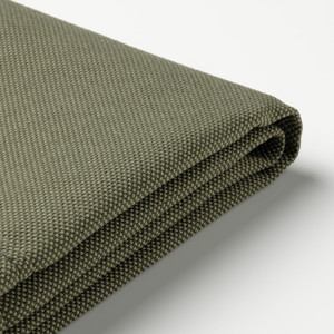 FRÖSÖN Cover for seat cushion, outdoor/dark beige-green, 62x62 cm