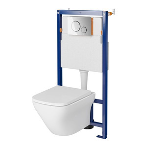 Cersanit WC Concealed Set Luvio, chrome
