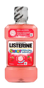 Listerine Smart Rinse Mouthwash 6+ Mild Berry 250ml
