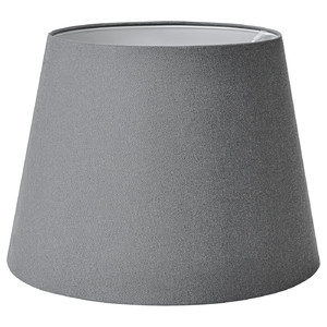 SKOTTORP Lamp shade, grey, 42 cm