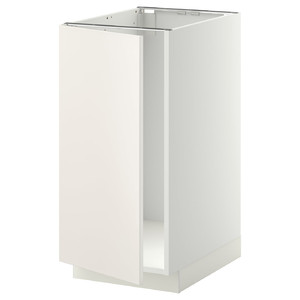 METOD Base cab f sink/waste sorting, white/Veddinge white, 40x60 cm