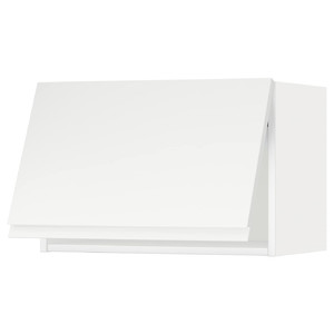 METOD Wall cabinet horizontal, white/Voxtorp matt white, 60x40 cm