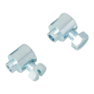 Diall Bike Steel Cable Clip 2x2.8mm 2-pack