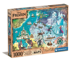 Clementoni Jigsaw Puzzle Disney Frozen Story Maps 1000pcs 3+