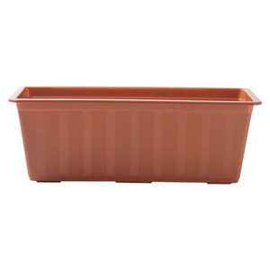Balcony Plant Pot Box 40 cm, terracotta