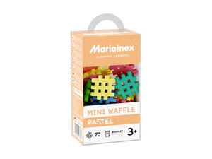 Marioinex Mini Waffle Blocks Set Pastel 70pcs 3+