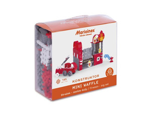 Marioinex Mini Waffle Fire Station Large Set 4+