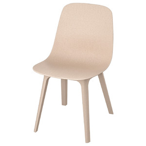 ODGER Chair, white, beige