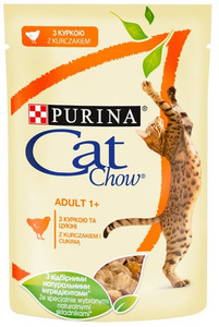 Purina Cat Chow Adult 1+ Wet Cat Food Chicken with Zucchini in Jelly 85g