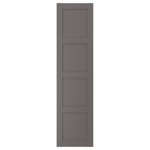 BERGSBO Door, dark grey, 50x195 cm