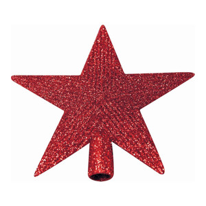 Christmas Tree Star Topper, red
