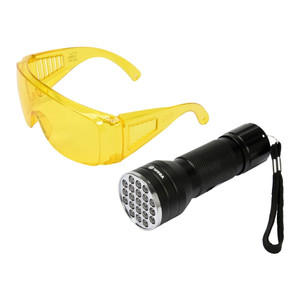Vorel UV Flashlight 21 LED & Glasses